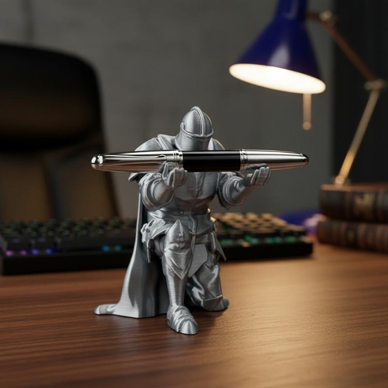Knight Pen Holder Resin Mediev - مراجعة Resin Art Workshop وسعره