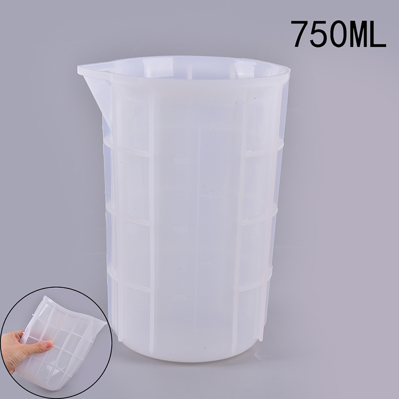 【Q】750ml Silicone Measuring Cu - مراجعة Resin Mixing Cup وسعره
