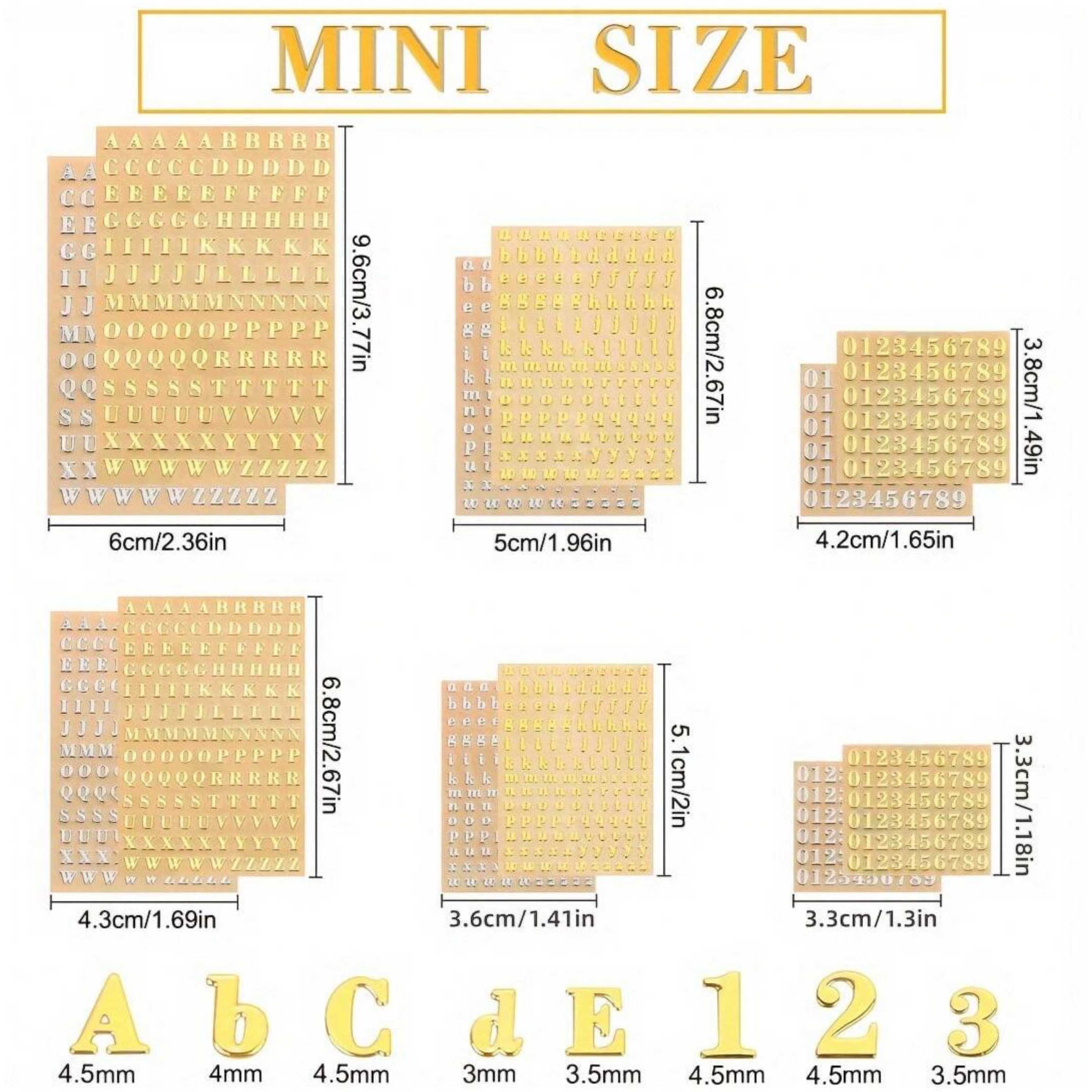 12 Letter Resin Stickers, Mini - مراجعة Resin Art Sticker وسعره