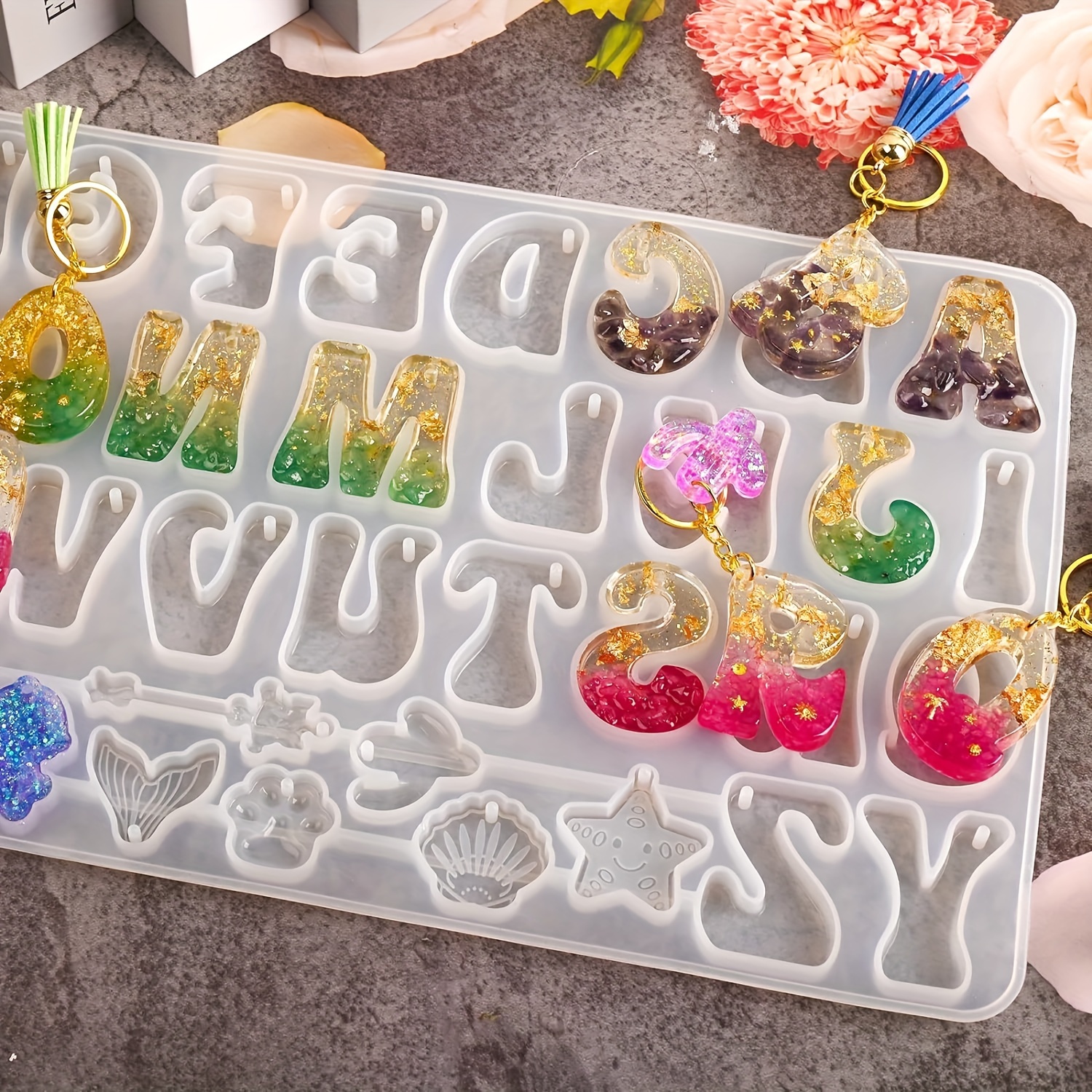 Letter shaped silicone casting - مراجعة Coaster Mold Square وسعره