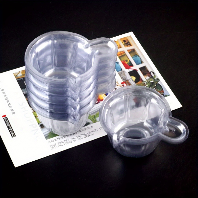 120Transparent Plastic Resin M - مراجعة Resin Mixing Cup وسعره