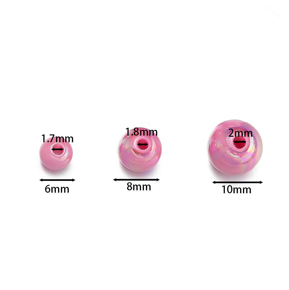 50/100pcs 6/8/10mm AB Color Ac - مراجعة Resin Art Acrylic وسعره