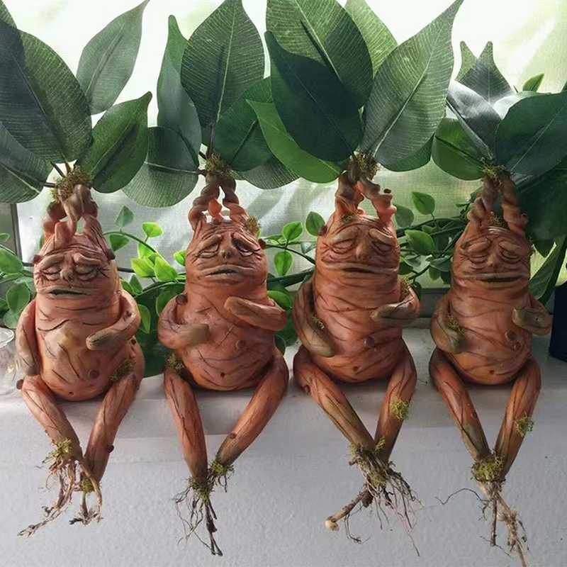 1PCS Mandrake Grass Resin Stat - مراجعة Resin Art Gift For Anniversary وسعره