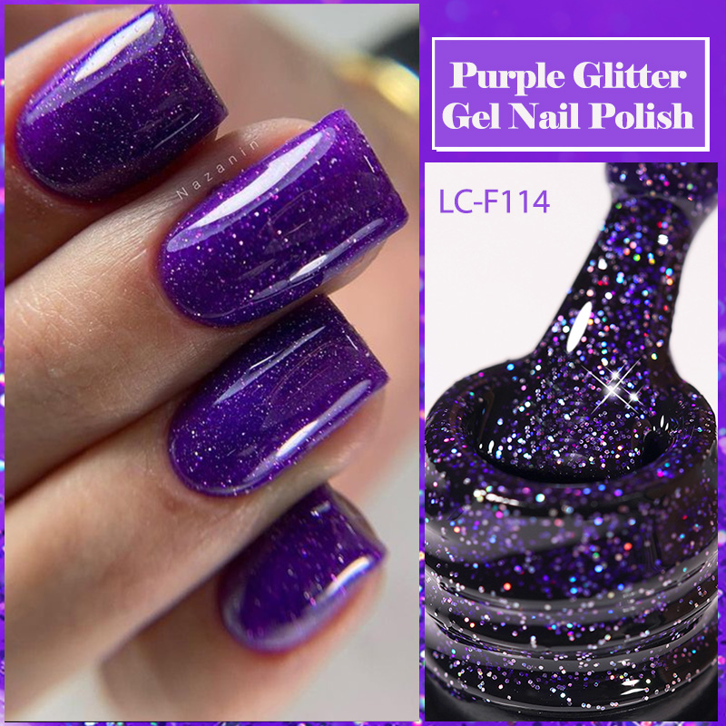 LILYCUTE Purple Glitter Sequin - مراجعة Resin Art Purple وسعره