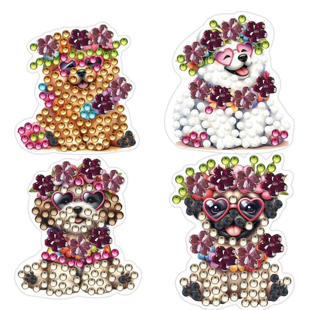 Flowers Animal 4pc/Sets DIY Di - مراجعة Resin Art Flower وسعره