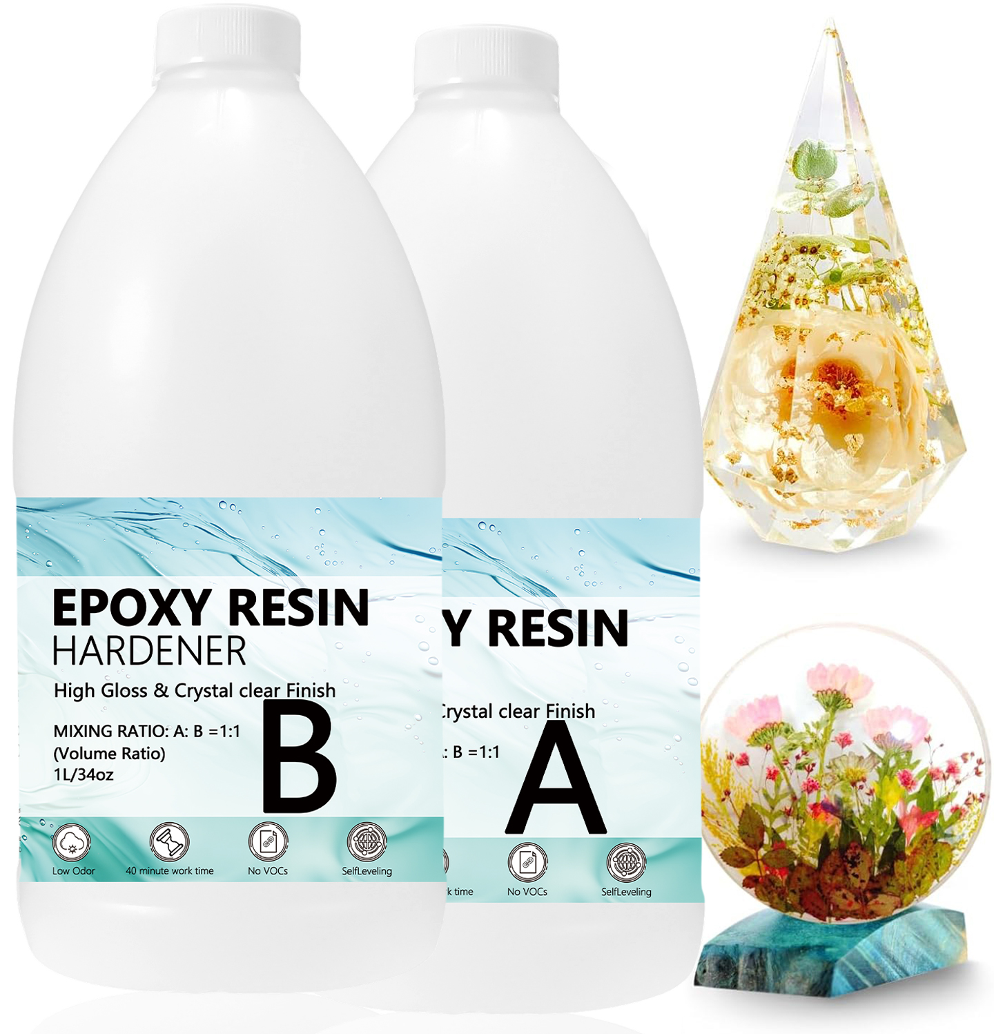 Epoxy Resin Kits Set, Art Kit  - مراجعة Resin Art Workshop وسعره
