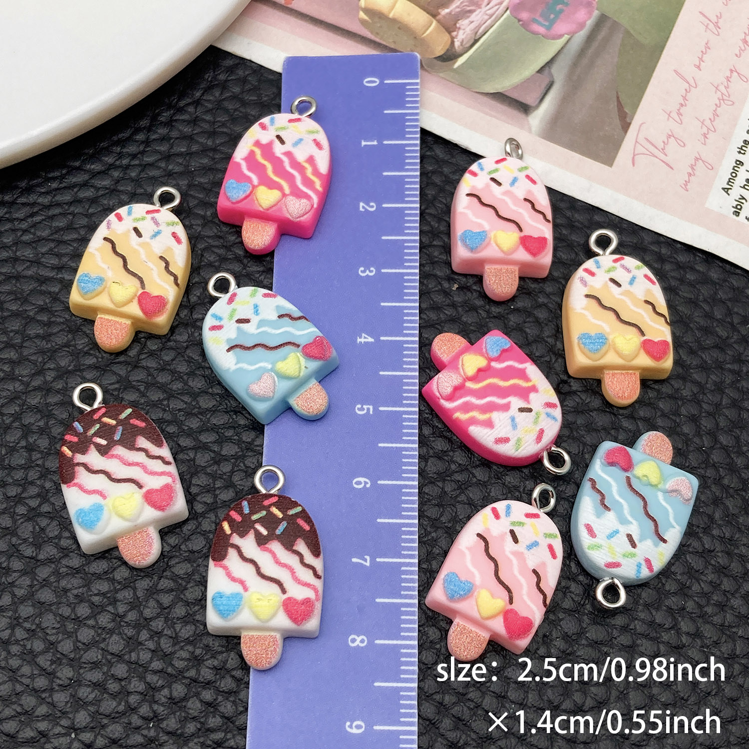 5/10pcs Cute Fashion Resin Acr - مراجعة Resin Art Acrylic وسعره