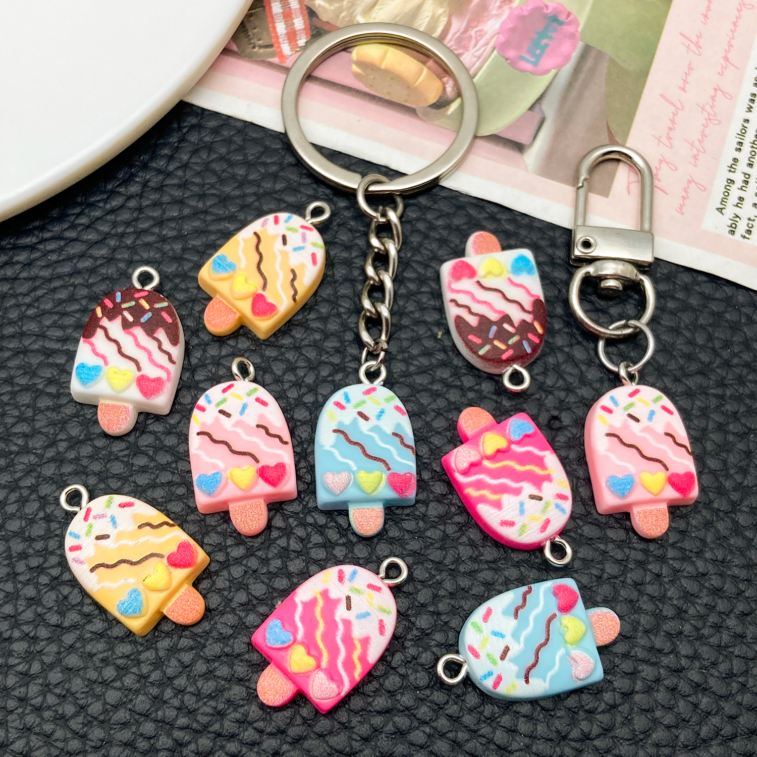 5/10pcs Cute Fashion Resin Acr - مراجعة Resin Art Acrylic وسعره