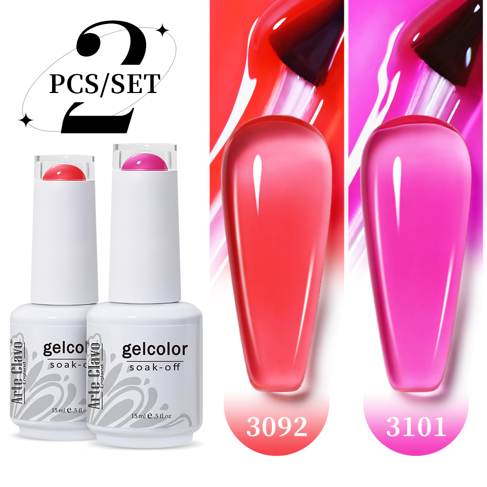 Arte Clavo 2Pcs/Set 15ml Jelly - مراجعة Resin Art Purple وسعره