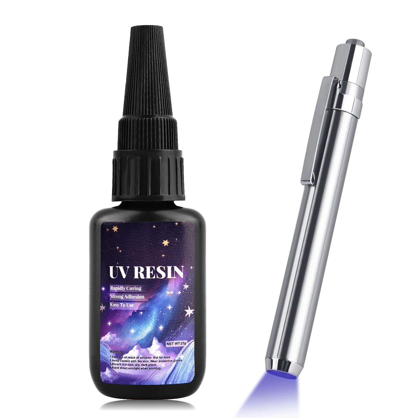 25g Quick-Drying UV Resin Glue - مراجعة Resin Art Uv Light وسعره