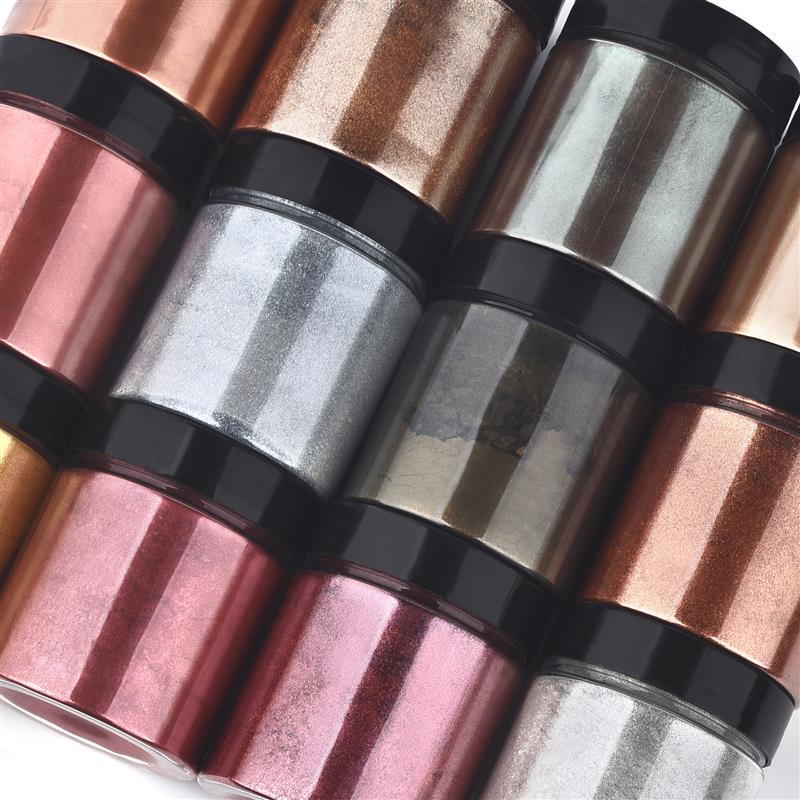 50g Shimmer Metallic Gold Silv - مراجعة Resin Art Acrylic وسعره