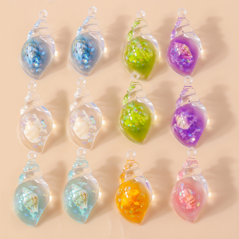 Leslie 10pcs Colorful Resin Su - مراجعة Resin Art Beach Theme وسعره