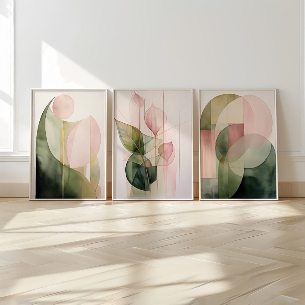 ​Frameless Modern Green Pink A - مراجعة Resin Art Aesthetic وسعره