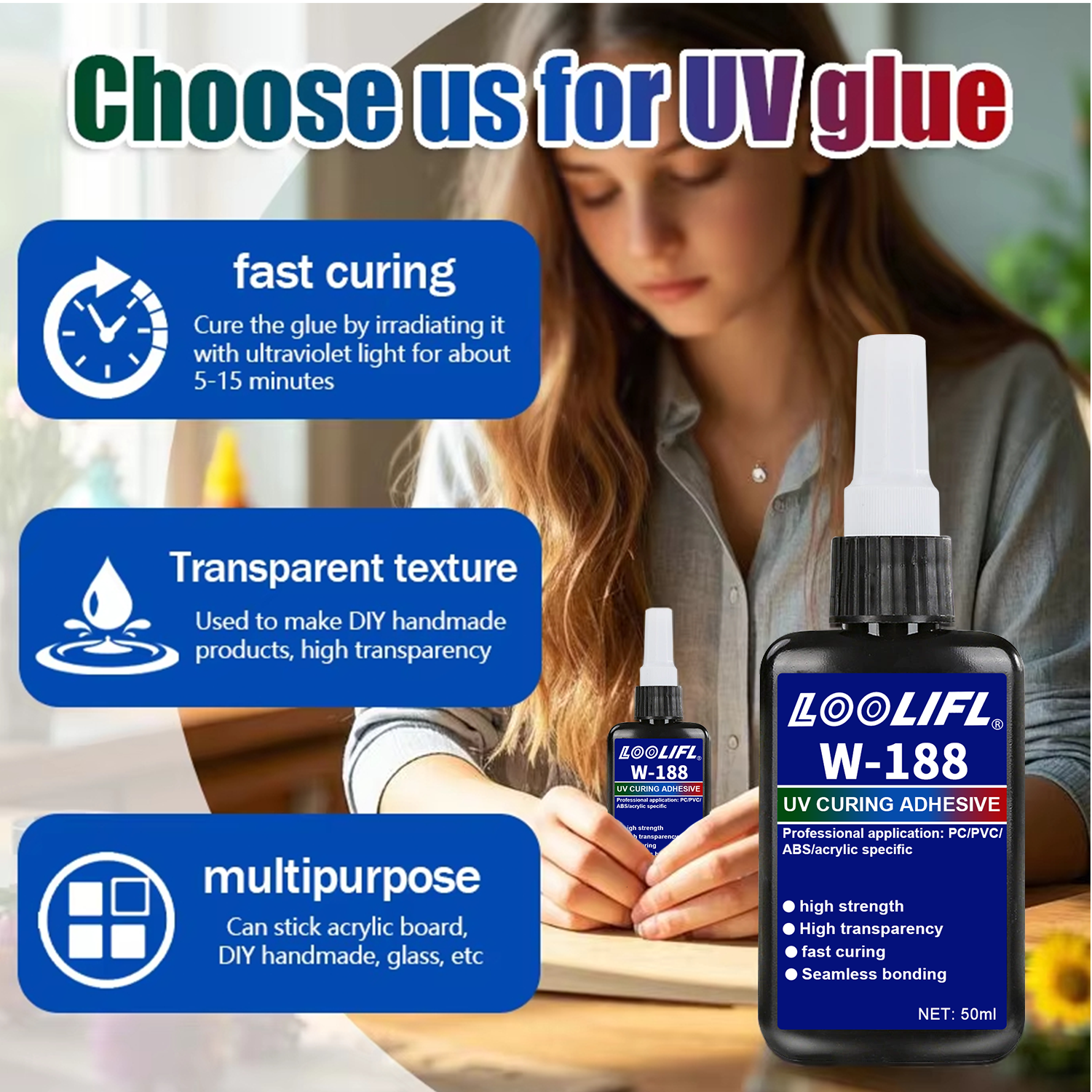 LOOLIFL 188 Strong 50ml UV res - مراجعة Resin Art Uv Light وسعره