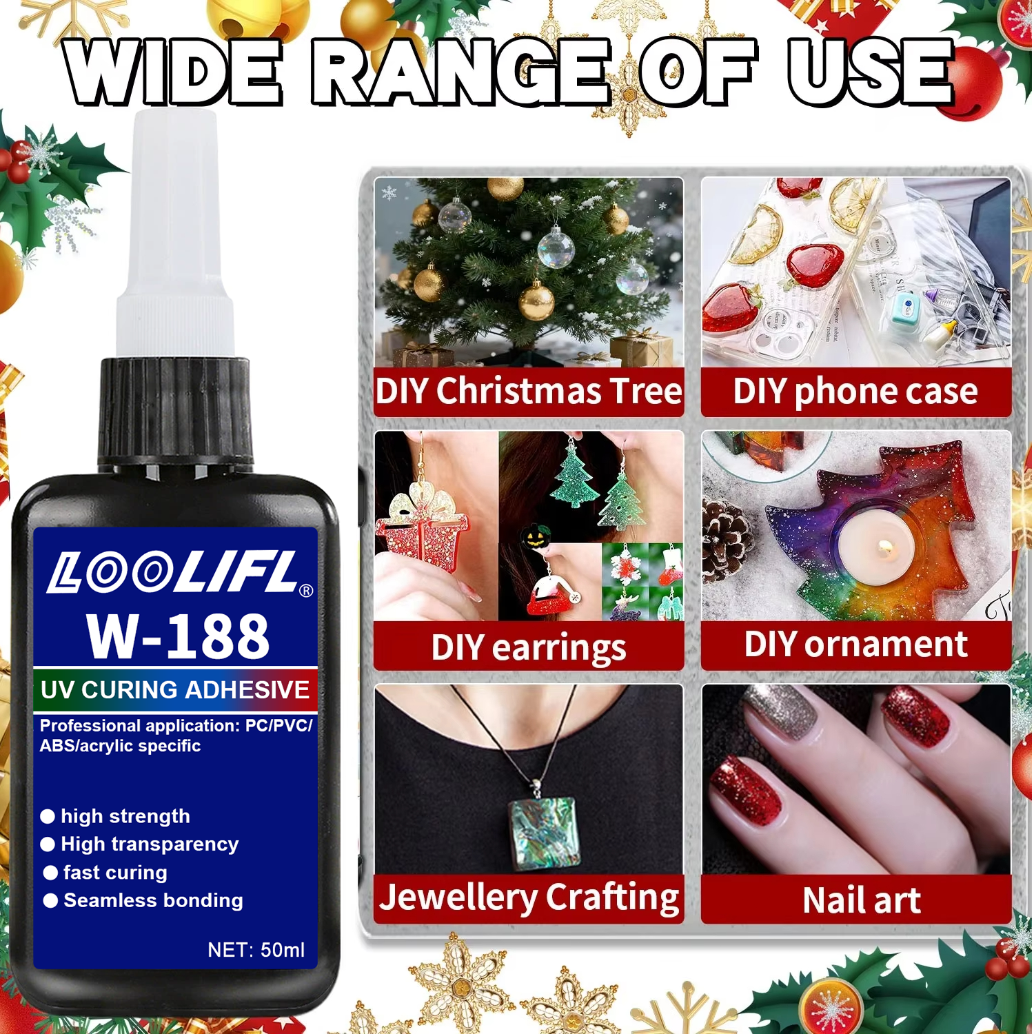 LOOLIFL 188 Strong 50ml UV res - مراجعة Resin Art Uv Light وسعره