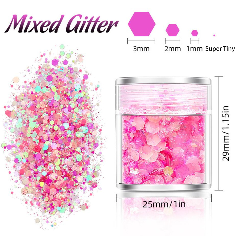 24 Colors Luminous Sequins Glo - مراجعة Resin Art Uv Light وسعره