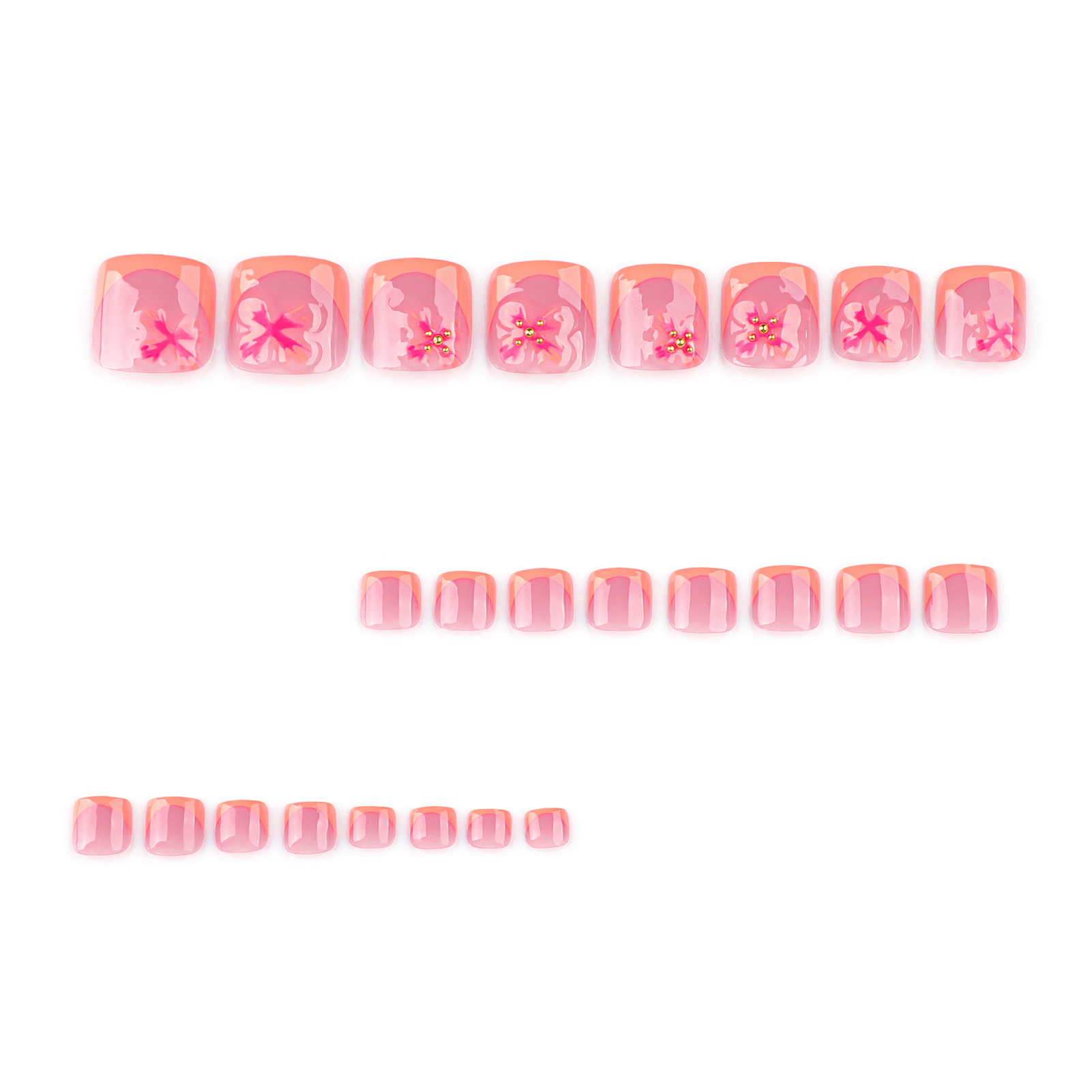 24pcs Charming Flower Pattern  - مراجعة Resin Art Flower وسعره