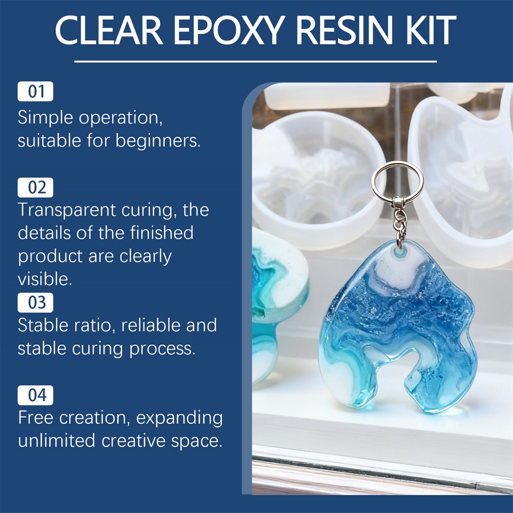 DIY Crystals Clear Epoxys Resi - مراجعة Resin Art And Jewelry وسعره