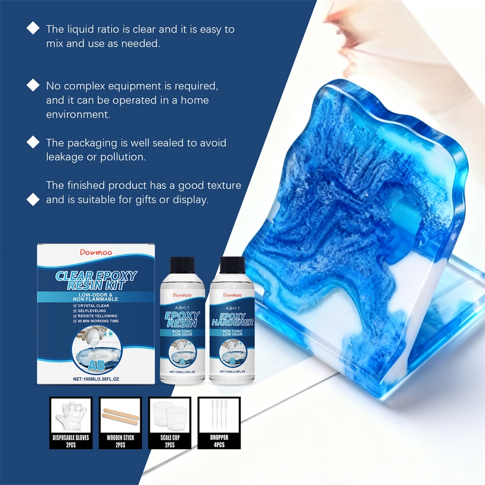 DIY Crystals Clear Epoxys Resi - مراجعة Resin Art And Jewelry وسعره