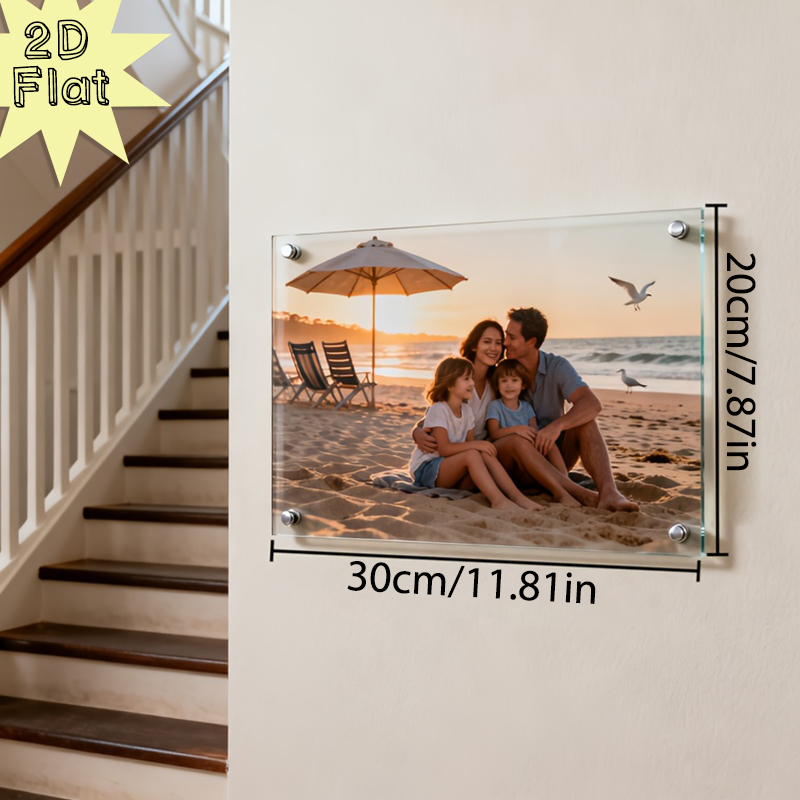 1Pc Custom Family Photo Acryli - مراجعة Resin Art Gift For Anniversary وسعره