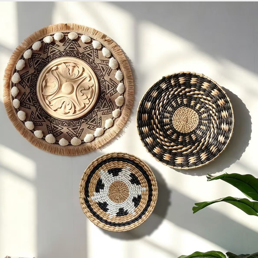 Boho Straw Wall Decor Grass We - مراجعة Resin Art Aesthetic وسعره