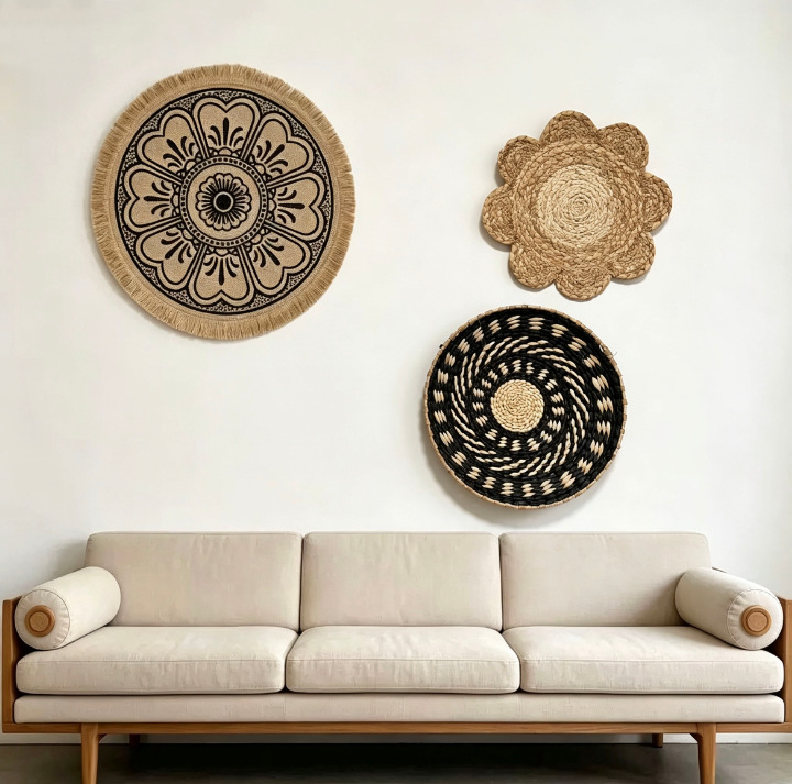 Boho Straw Wall Decor Grass We - مراجعة Resin Art Aesthetic وسعره