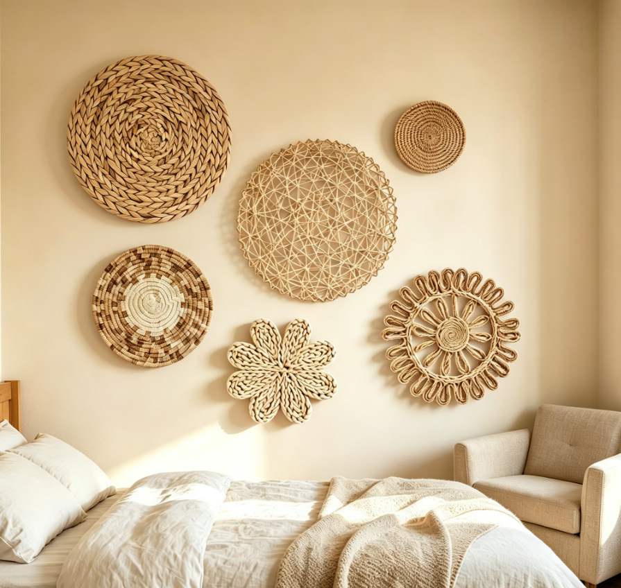 Boho Straw Wall Decor Grass We - مراجعة Resin Art Aesthetic وسعره