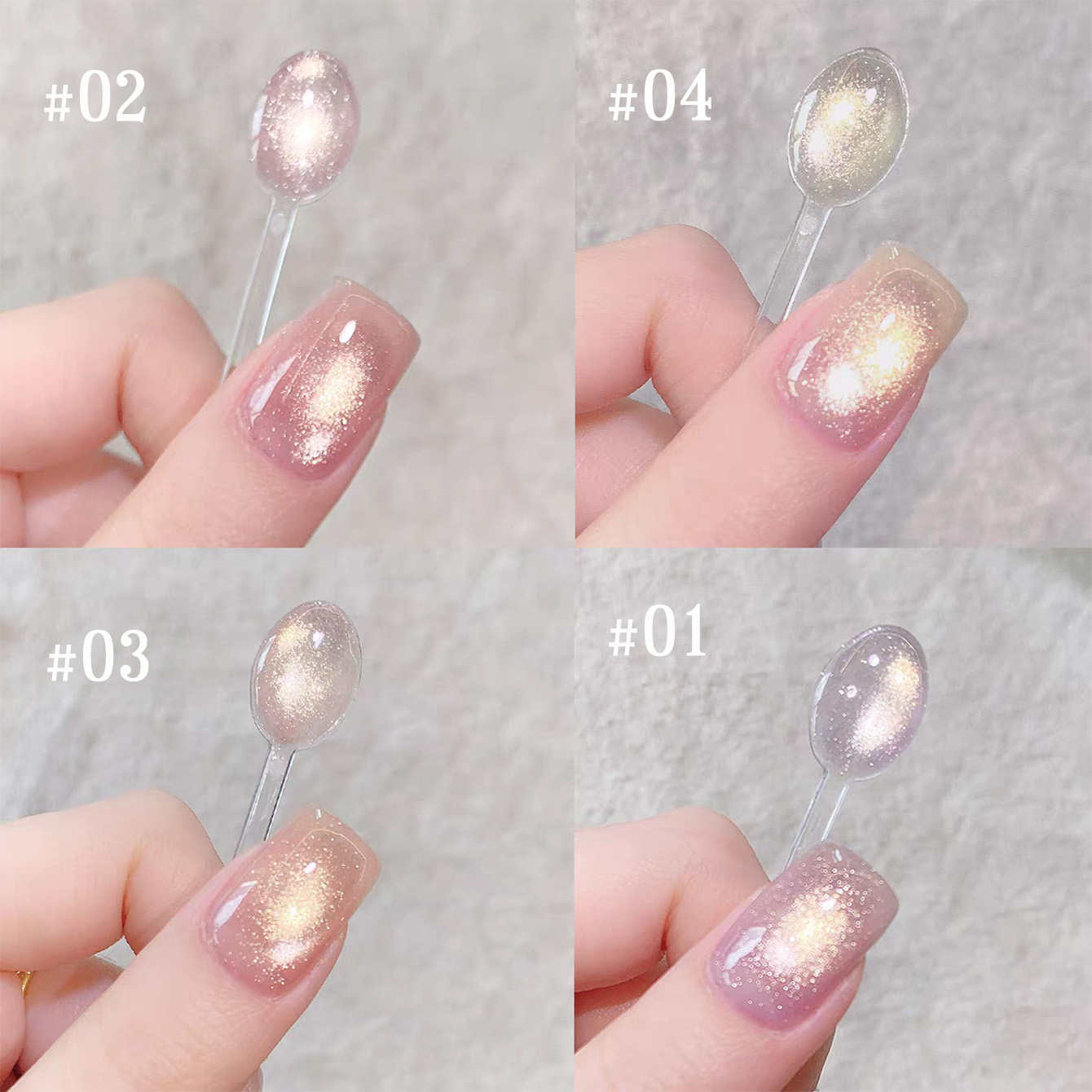 1pcs TC Pink Golden Eye Gel Na - مراجعة Resin Art Purple وسعره