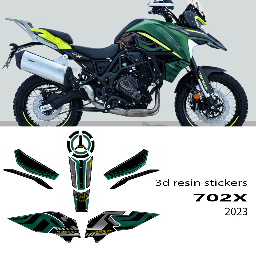 3D Sticker Trk702x Motorcycle  - مراجعة Resin Art Sticker وسعره