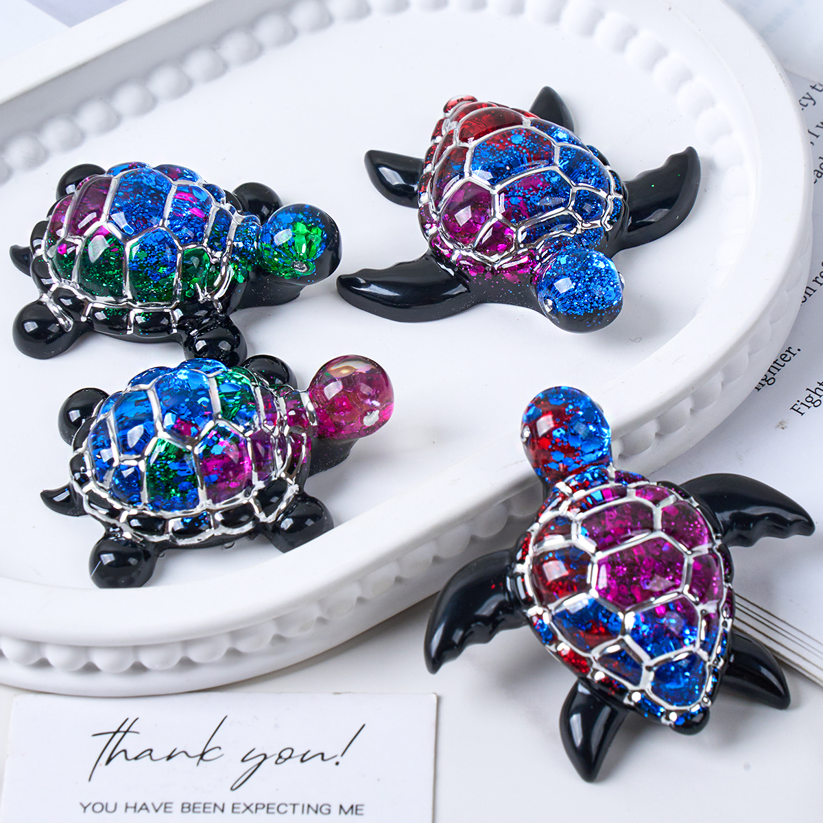 3D Sea Turtle Keychain Silicon - مراجعة Resin Art Acrylic وسعره