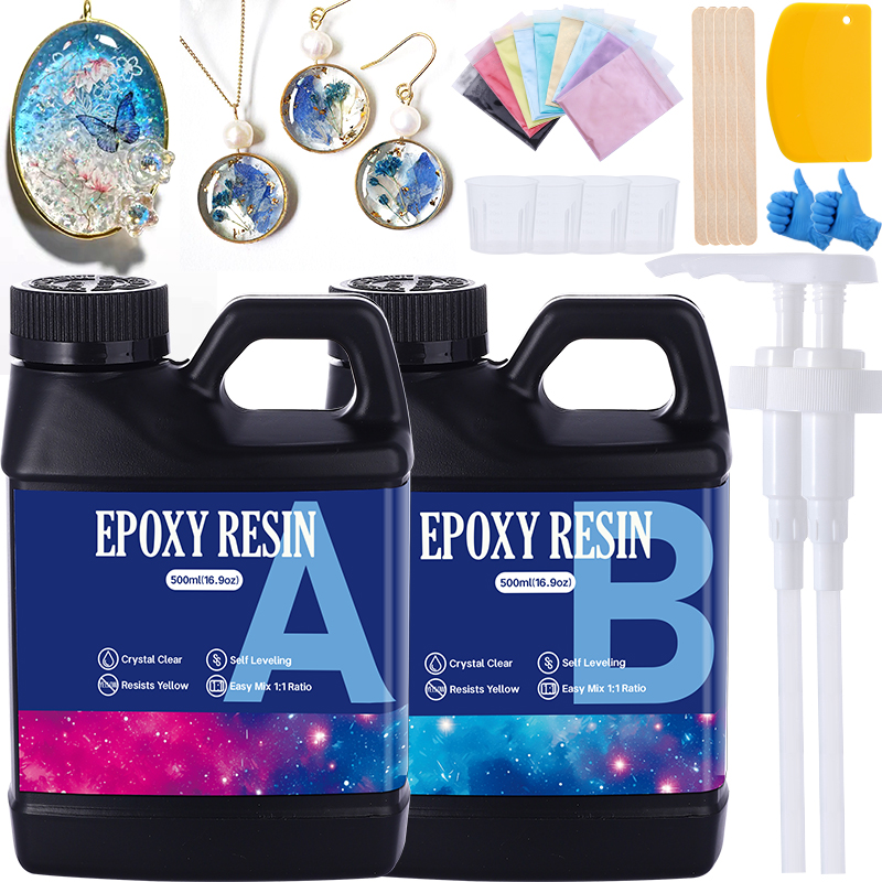 Fast Curing 1:1 Crystal Clear  - مراجعة Resin Art Table Top وسعره