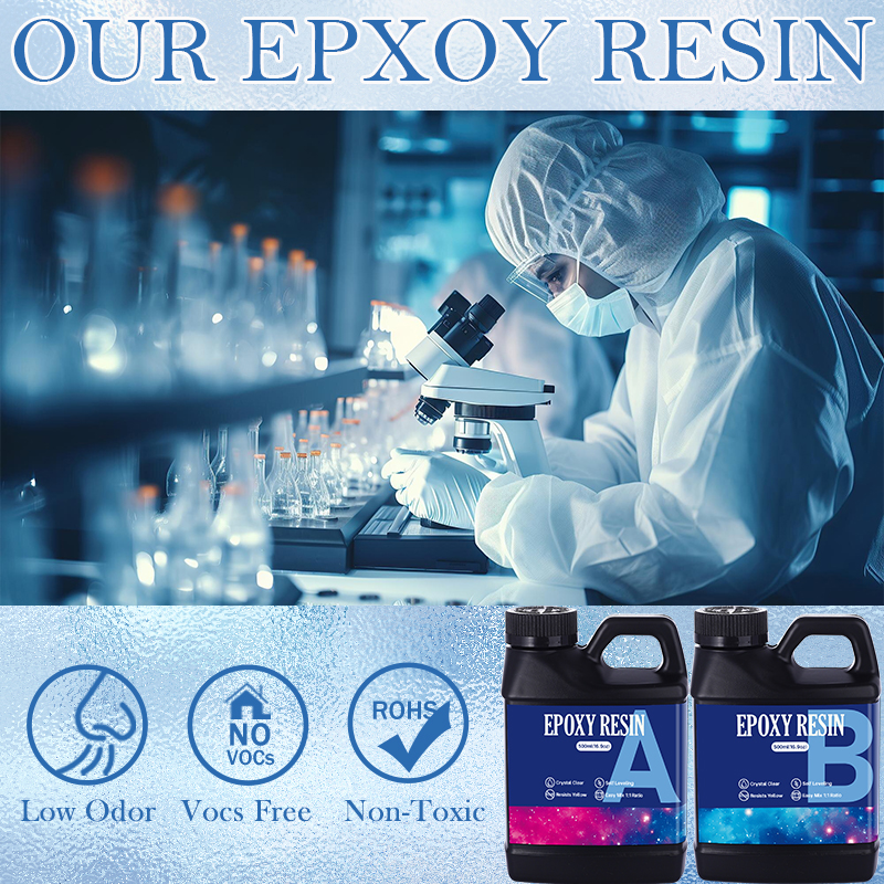 Fast Curing 1:1 Crystal Clear  - مراجعة Resin Art Table Top وسعره