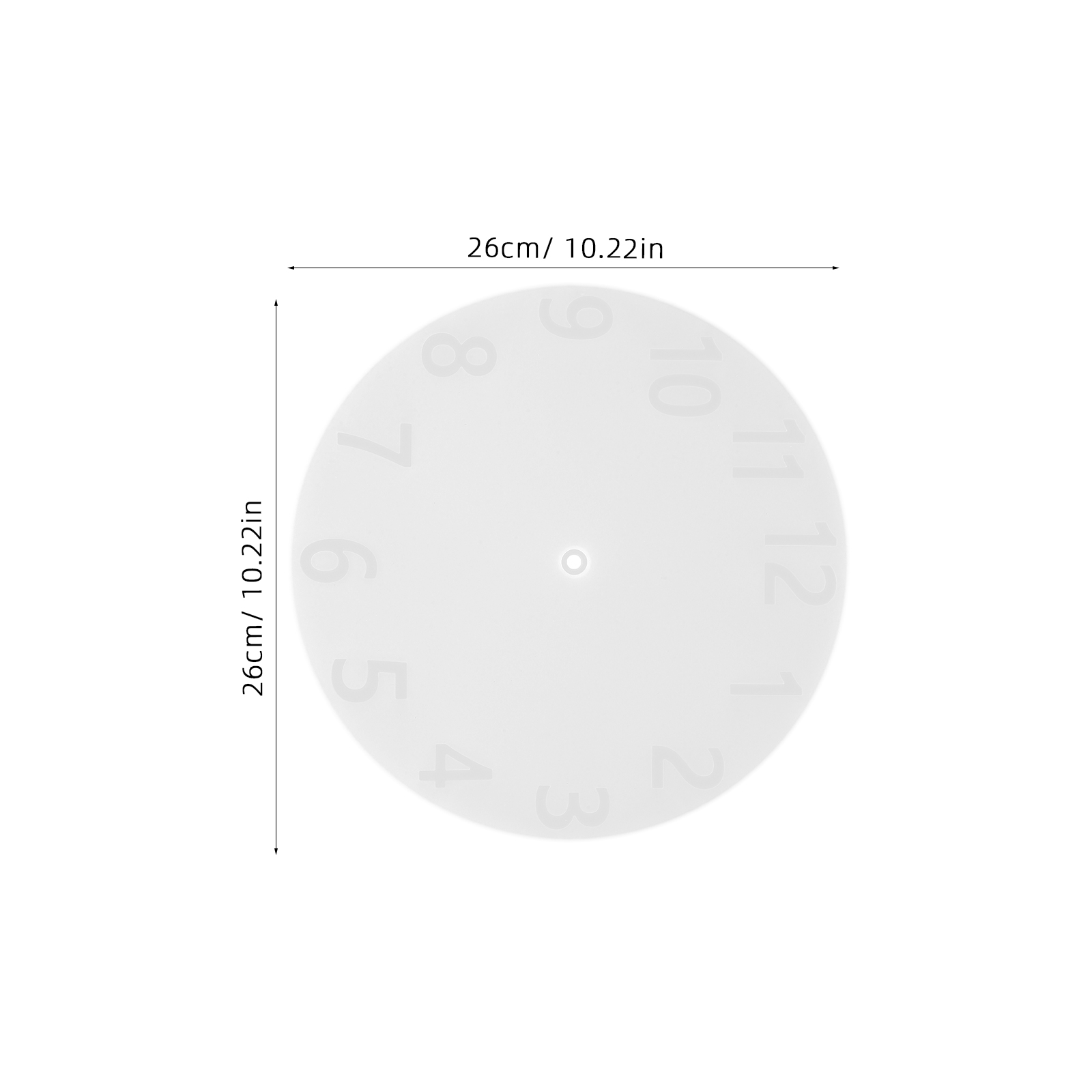 1 set 1 Set Diy Silicone Clock - مراجعة Resin Art Workshop وسعره