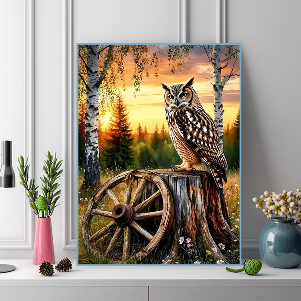 Momoart Diamond Embroidery Owl - مراجعة Resin Art Workshop وسعره