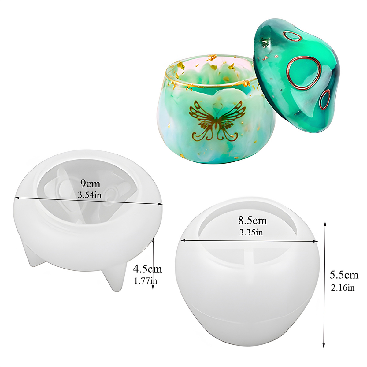 Mushroom House Jewelry Storage - مراجعة Coaster Mold Square وسعره