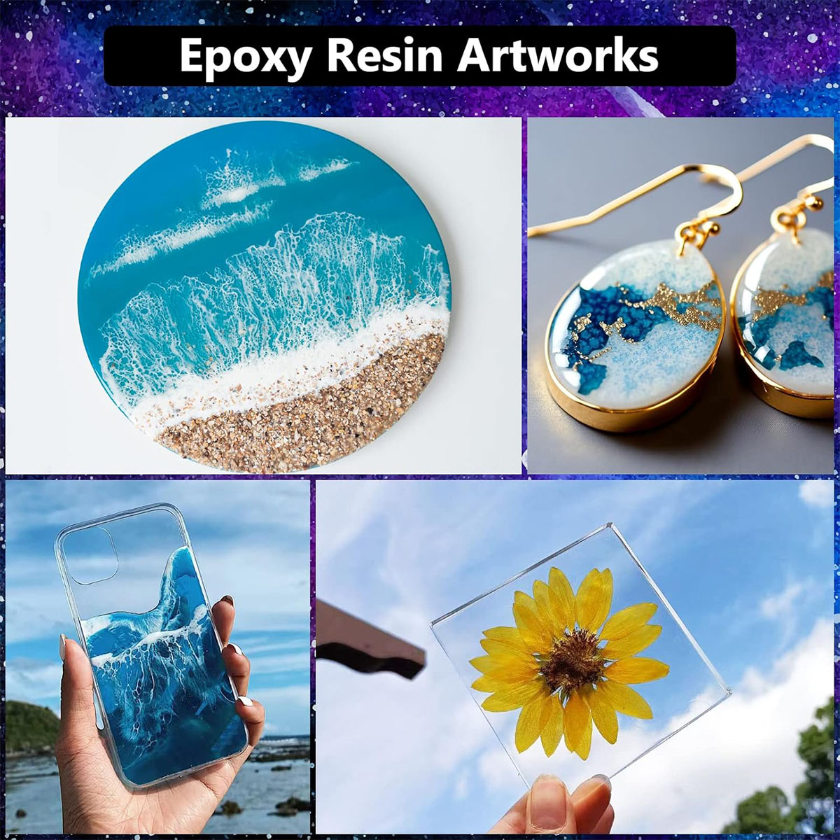1000ml Crystal Clear Epoxy Res - مراجعة Resin Art And Jewelry وسعره
