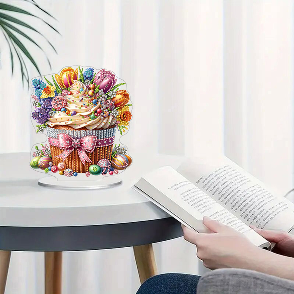2D Flat Easter Cake DIY Deskto - مراجعة Resin Art Table Top وسعره