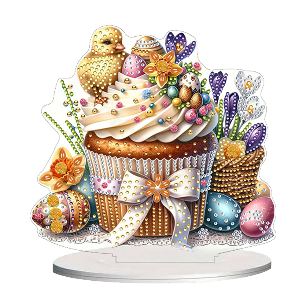2D Flat Easter Cake DIY Deskto - مراجعة Resin Art Table Top وسعره