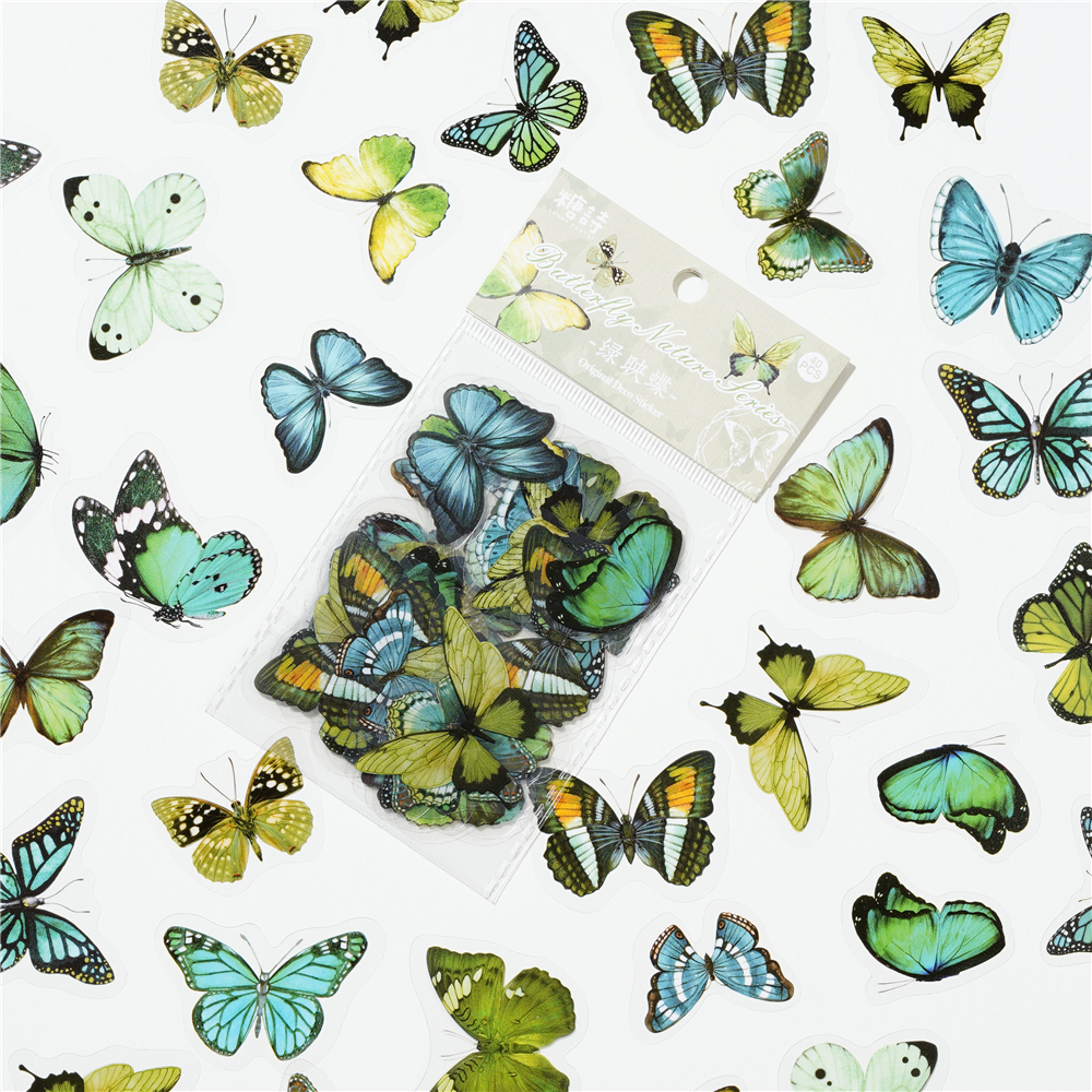 40pcs Colorful Butterfly Wings - مراجعة Resin Art Sticker وسعره