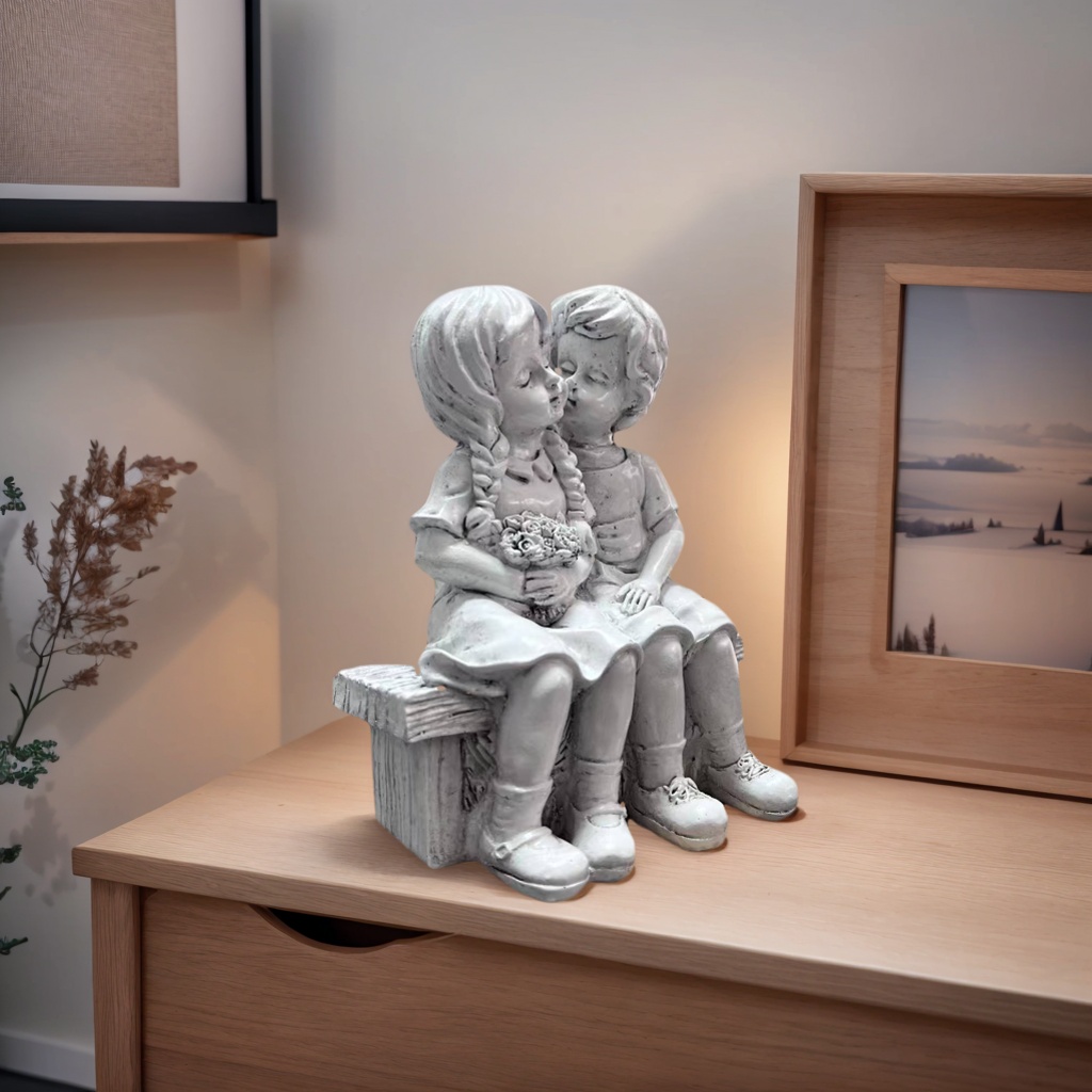 Cute Little Boy And Girl Resin - مراجعة Resin Art Aesthetic وسعره