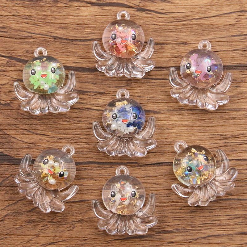 10Pcs 25x27MM Funny Animals Oc - مراجعة Resin Art Beach Theme وسعره