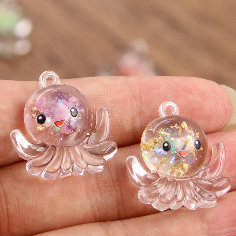 10Pcs 25x27MM Funny Animals Oc - مراجعة Resin Art Beach Theme وسعره