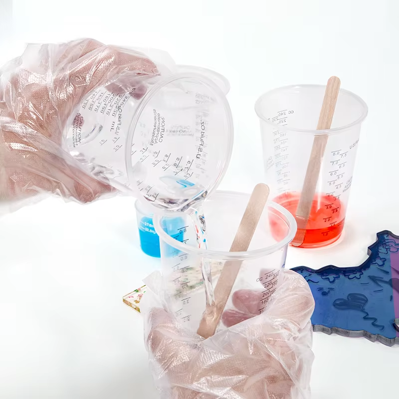 10oz Multipurpos Disposable Pl - مراجعة Resin Mixing Cup وسعره