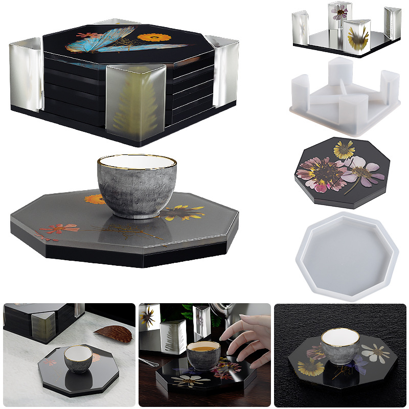 Silicone Coaster Storage Box M - مراجعة Coaster Mold Square وسعره