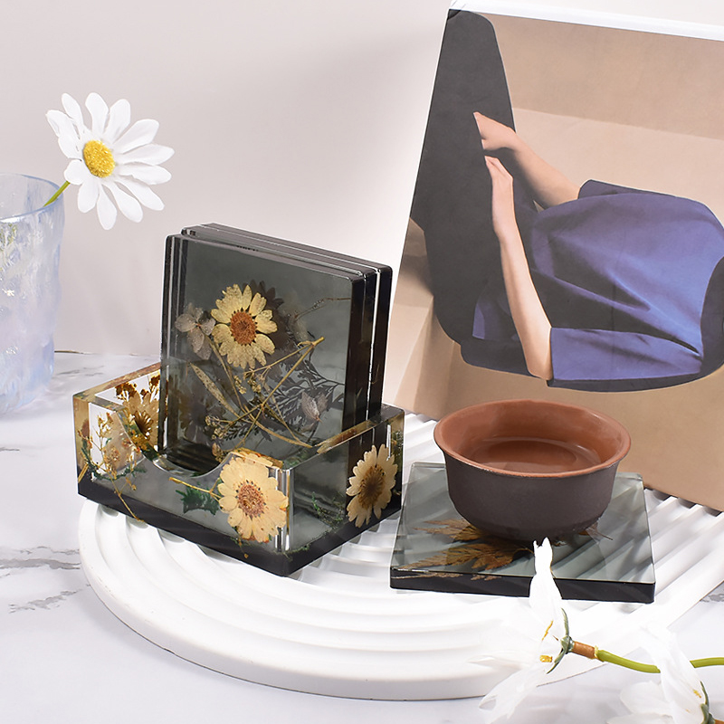 Silicone Coaster Storage Box M - مراجعة Coaster Mold Square وسعره