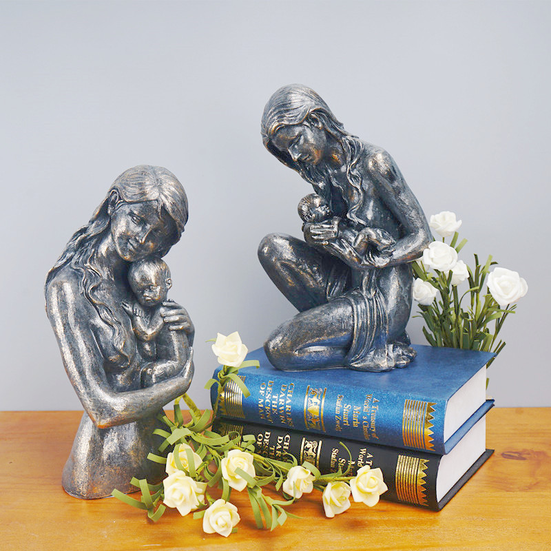 Mother Child Resin Sculpture H - مراجعة Resin Art Gift For Anniversary وسعره