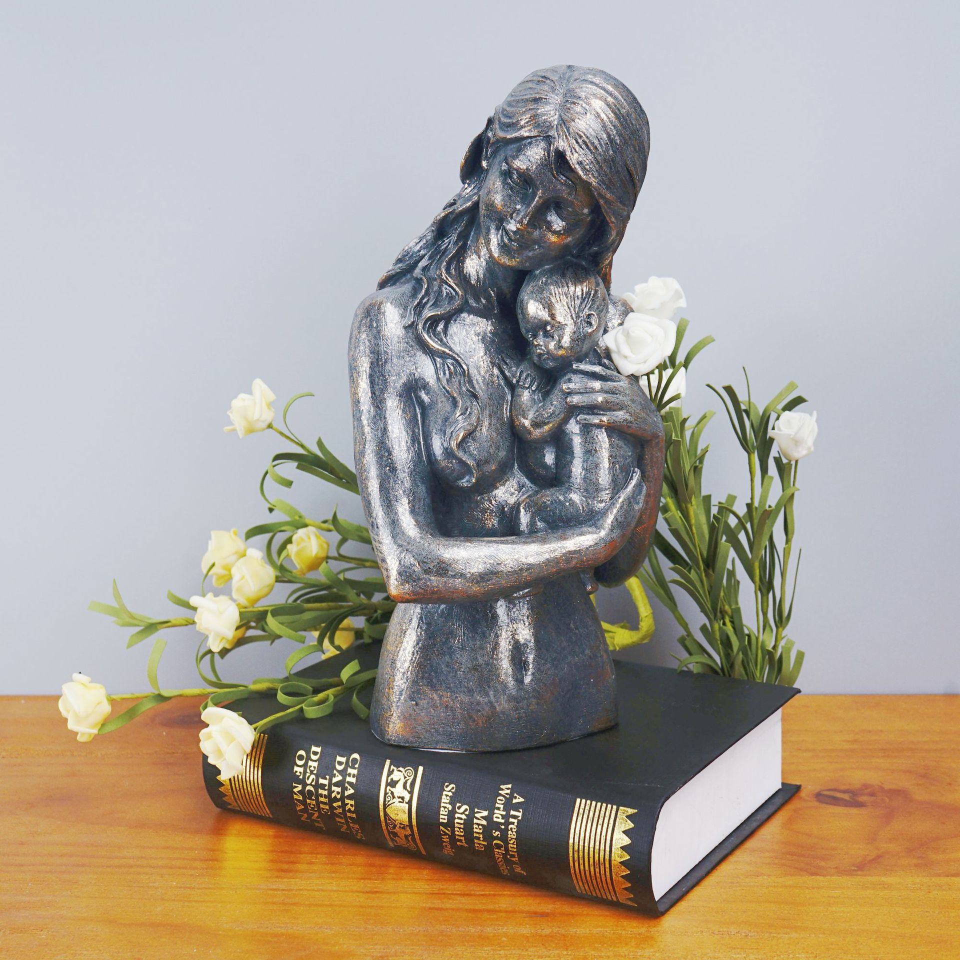 Mother Child Resin Sculpture H - مراجعة Resin Art Gift For Anniversary وسعره