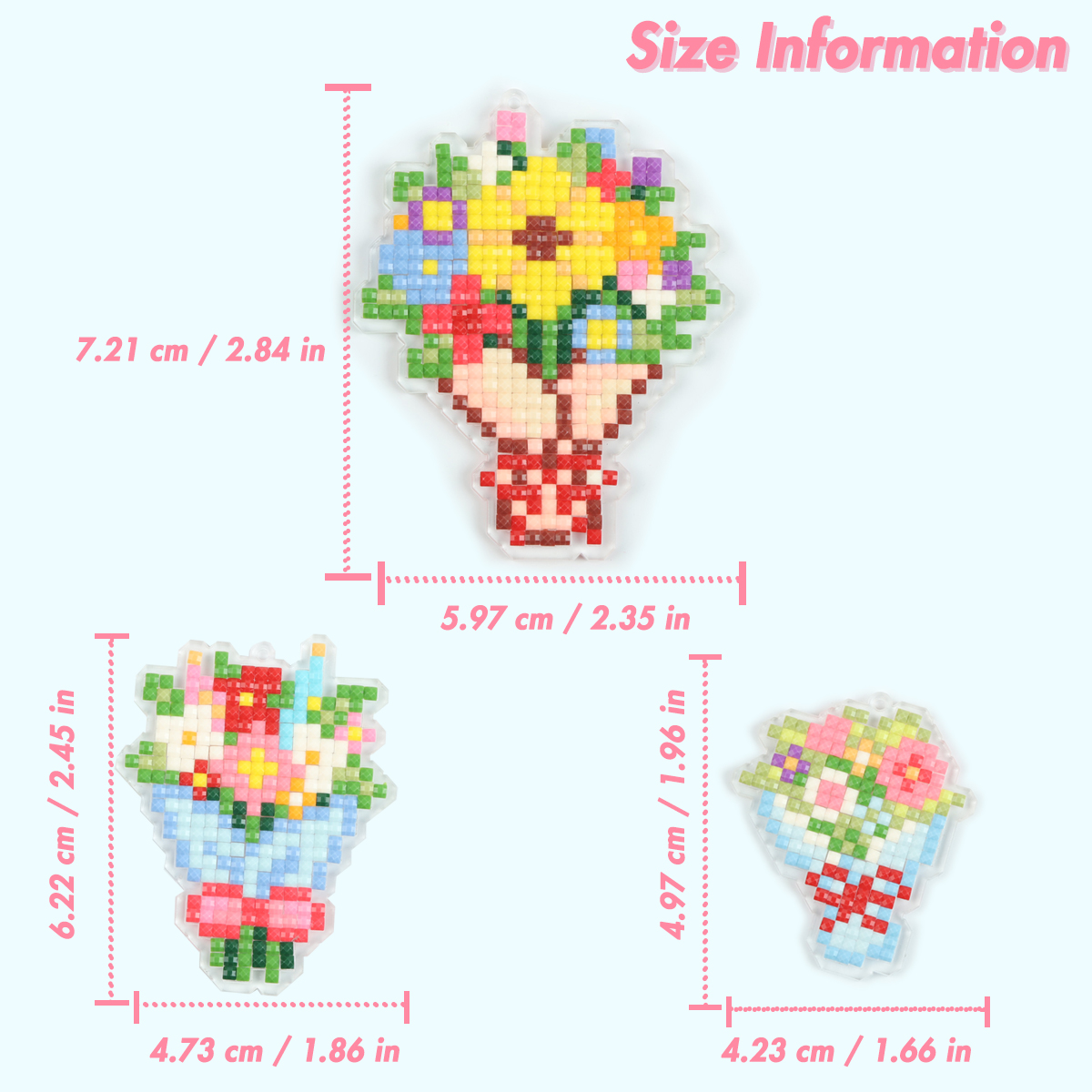 FOREVER YOUNG 3PCS Bouquet Acr - مراجعة Resin Art Acrylic وسعره