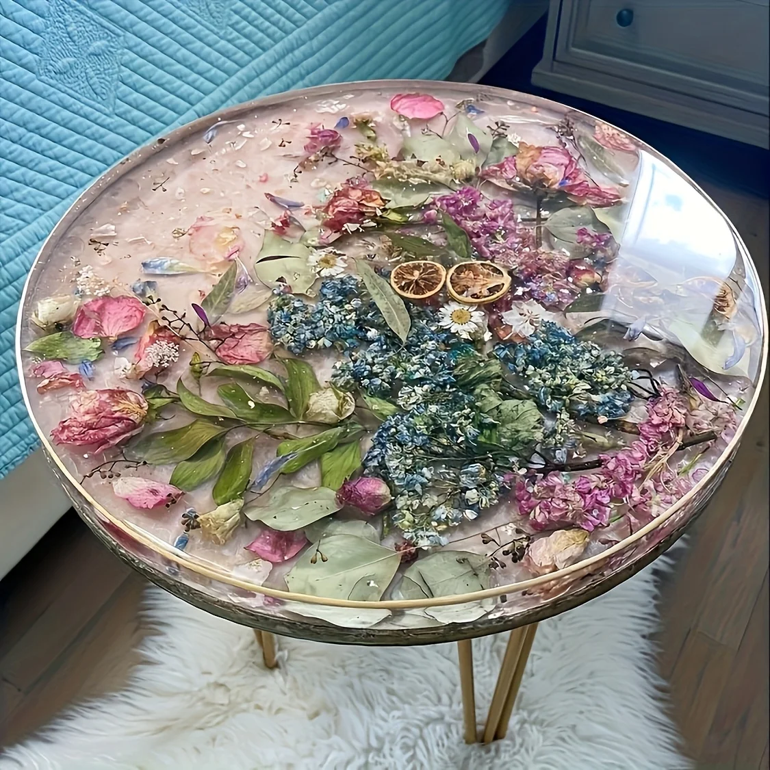 DIY Resin Round Table Silicone - مراجعة Resin Art And Jewelry وسعره
