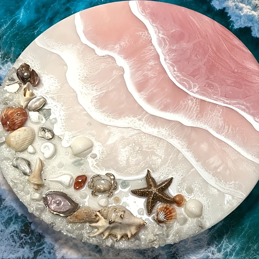 DIY Resin Round Table Silicone - مراجعة Resin Art And Jewelry وسعره